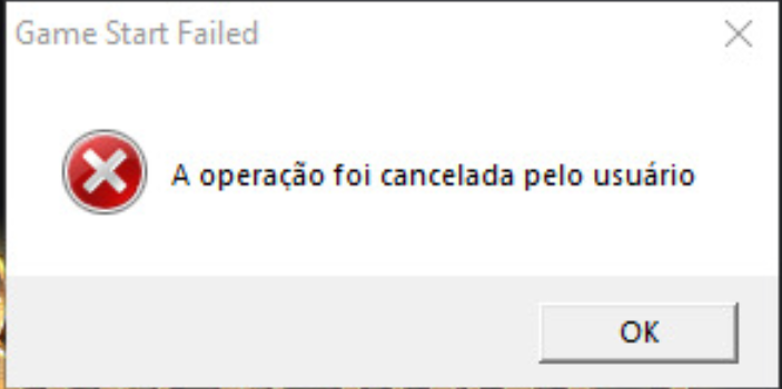Erro ao abrir o jogo BrasMU Season 21